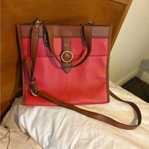 Elegant Pink and Brown Women's Tote for SuperMom